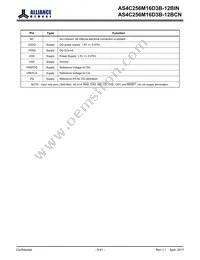 AS4C256M16D3B-12BINTR Datasheet Page 5