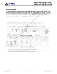 AS4C256M16D3B-12BINTR Datasheet Page 9