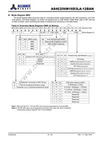 AS4C256M16D3LA-12BAN Datasheet Page 18