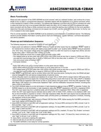 AS4C256M16D3LB-12BANTR Datasheet Page 7