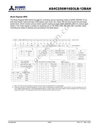 AS4C256M16D3LB-12BANTR Datasheet Page 9