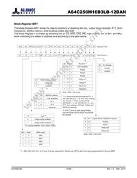 AS4C256M16D3LB-12BANTR Datasheet Page 10