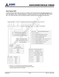 AS4C256M16D3LB-12BANTR Datasheet Page 11