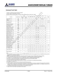 AS4C256M16D3LB-12BANTR Datasheet Page 14