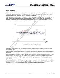 AS4C256M16D3LB-12BANTR Datasheet Page 20