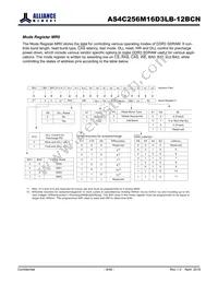 AS4C256M16D3LB-12BCNTR Datasheet Page 9
