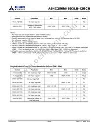 AS4C256M16D3LB-12BCNTR Datasheet Page 18