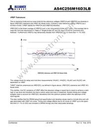 AS4C256M16D3LB-12BINTR Datasheet Page 22