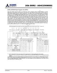 AS4C256M8D2-25BIN Datasheet Page 8