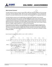 AS4C256M8D2-25BIN Datasheet Page 16