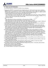 AS4C256M8D3-12BANTR Datasheet Page 10