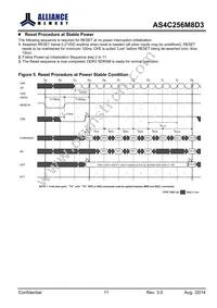 AS4C256M8D3-15BCN Datasheet Page 11