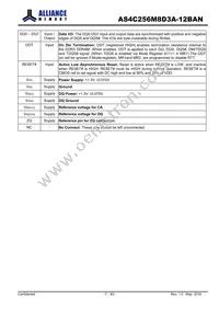 AS4C256M8D3A-12BAN Datasheet Page 7