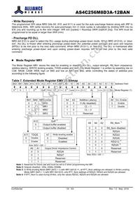 AS4C256M8D3A-12BAN Datasheet Page 16