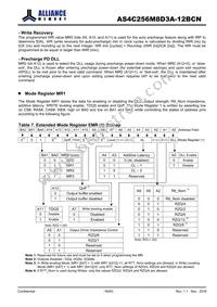 AS4C256M8D3A-12BCNTR Datasheet Page 16