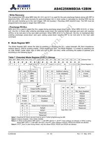 AS4C256M8D3A-12BINTR Datasheet Page 16