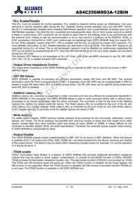AS4C256M8D3A-12BINTR Datasheet Page 17