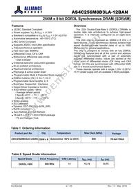 AS4C256M8D3LA-12BAN Datasheet Page 2