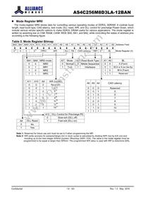 AS4C256M8D3LA-12BAN Datasheet Page 14