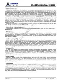 AS4C256M8D3LA-12BAN Datasheet Page 17