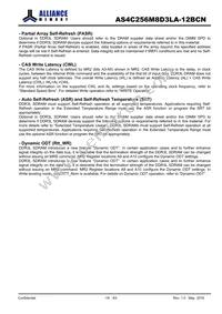 AS4C256M8D3LA-12BCN Datasheet Page 19