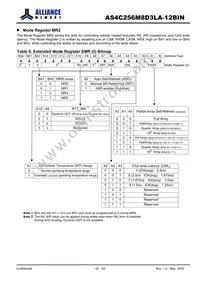 AS4C256M8D3LA-12BIN Datasheet Page 18