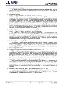 AS4C2M32S-6TCN Datasheet Page 15