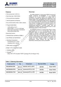 AS4C2M32SA-6TINTR Datasheet Page 2