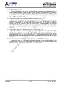 AS4C2M32SA-6TINTR Datasheet Page 17