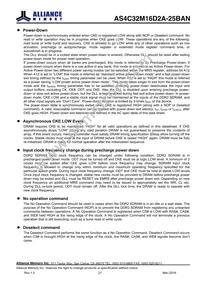 AS4C32M16D2A-25BANTR Datasheet Page 21