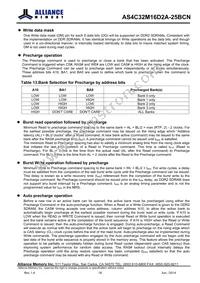 AS4C32M16D2A-25BCNTR Datasheet Page 18