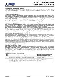 AS4C32M16D3-12BINTR Datasheet Page 19