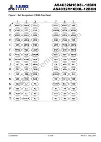 AS4C32M16D3L-12BCN Datasheet Page 3