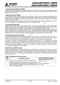 AS4C32M16D3L-12BCN Datasheet Page 19