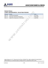 AS4C32M16MD1A-5BCNTR Datasheet Cover