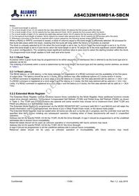 AS4C32M16MD1A-5BCNTR Datasheet Page 13