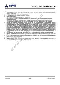 AS4C32M16MD1A-5BCNTR Datasheet Page 19