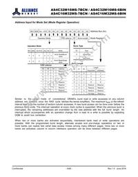 AS4C32M16MS-7BCNTR Datasheet Page 8