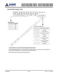 AS4C32M16MS-7BCNTR Datasheet Page 9