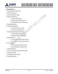 AS4C32M16MS-7BCNTR Datasheet Page 17