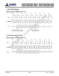 AS4C32M16MS-7BCNTR Datasheet Page 22