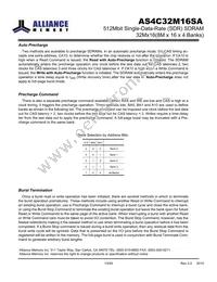 AS4C32M16SA-7BINTR Datasheet Page 13