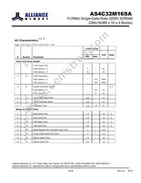 AS4C32M16SA-7BINTR Datasheet Page 16
