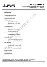 AS4C32M16SA-7BINTR Datasheet Page 19