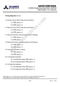 AS4C32M16SA-7BINTR Datasheet Page 20