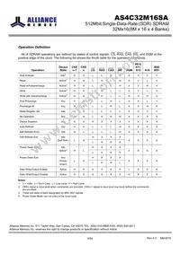 AS4C32M16SA-7TINTR Datasheet Page 9