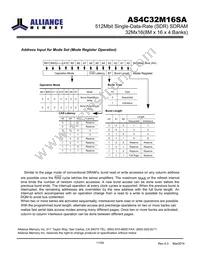 AS4C32M16SA-7TINTR Datasheet Page 11