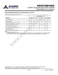 AS4C32M16SA-7TINTR Datasheet Page 14