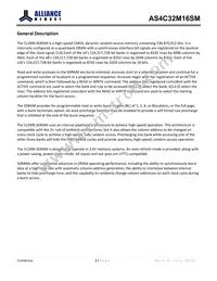 AS4C32M16SM-7TIN Datasheet Page 3