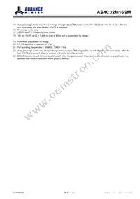 AS4C32M16SM-7TIN Datasheet Page 15